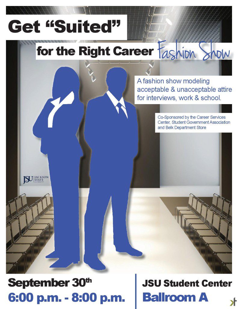 Fashion Show “Get Suited for the Right Career”Career Services Center