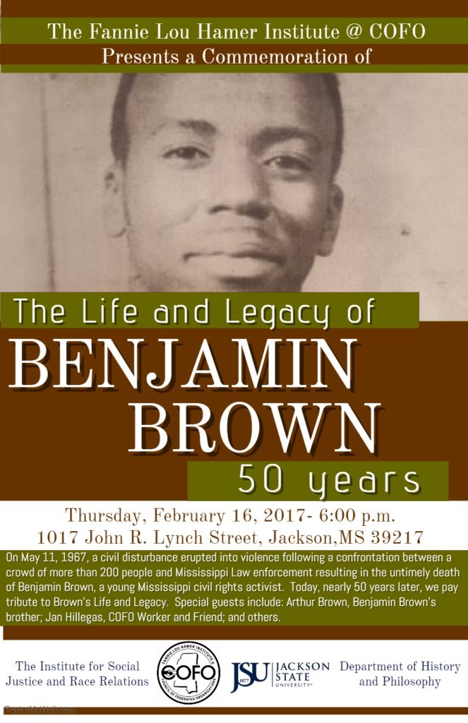 Benjamin Brown 50th