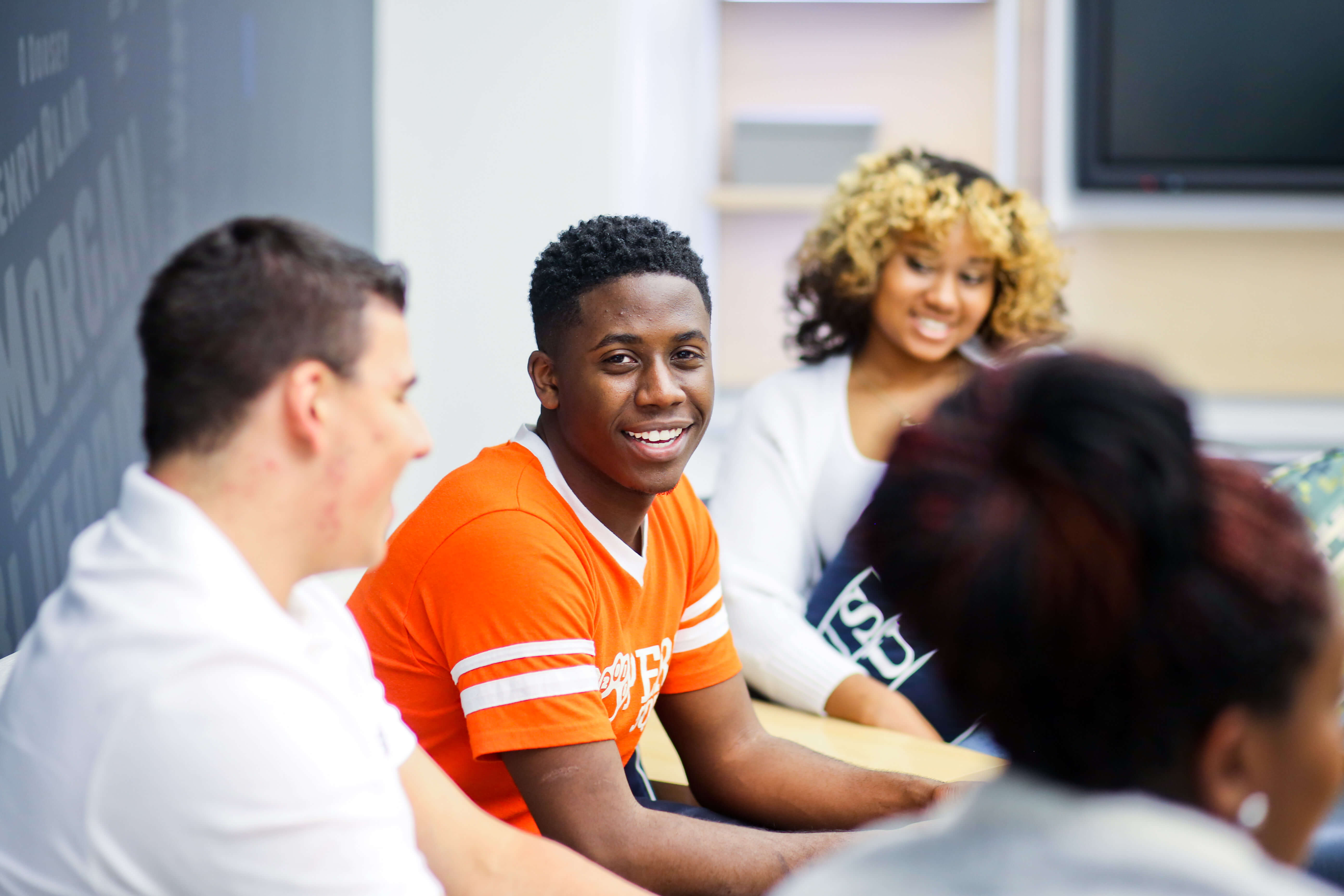 11JSU students conversing