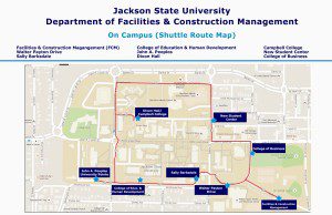 On Campus -Shuttle Route