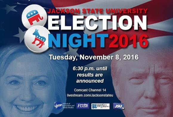 Ad for Election Night 2016 viewing party