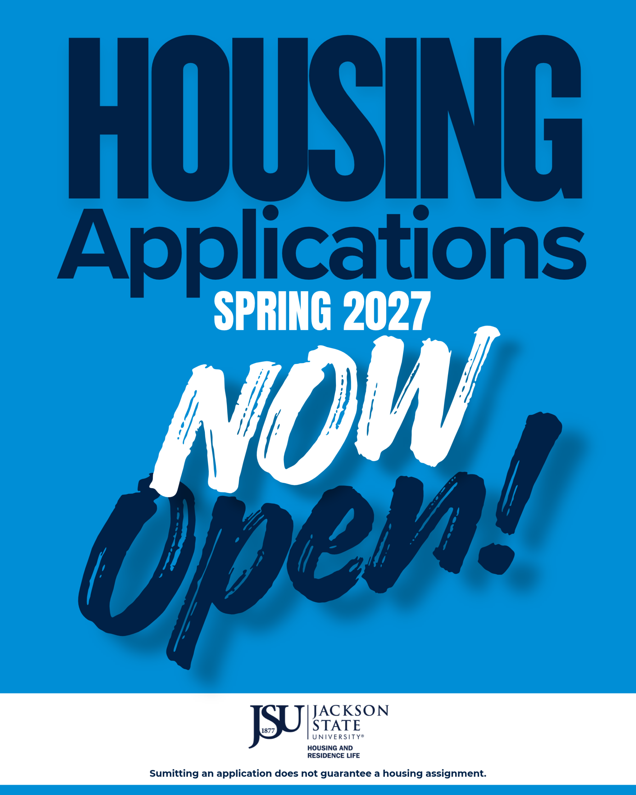 Spring 2027 Housing Applications Now Open