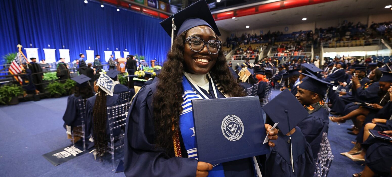 JSU woman graduate