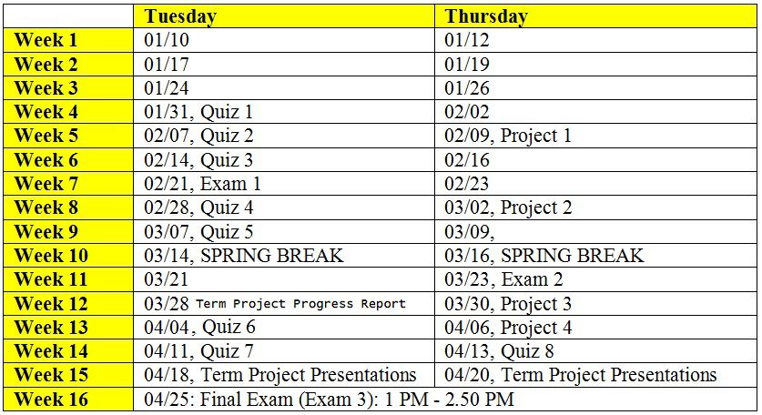 CSC323-Sp2017-Schedule