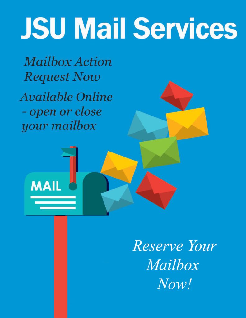 JSU Mail Service reserve your box