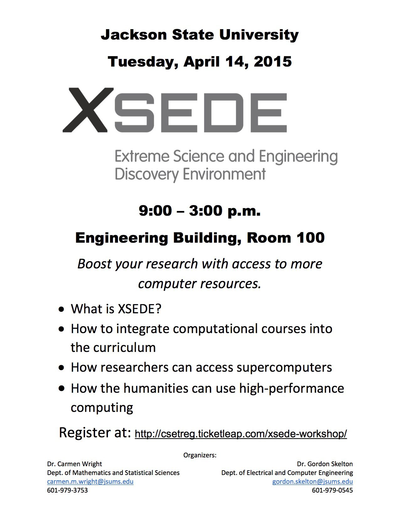 XSEDE Flyer 