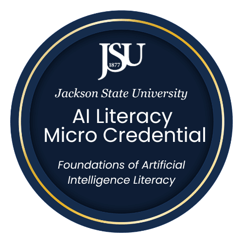AI Literacy Micro Credential badge image